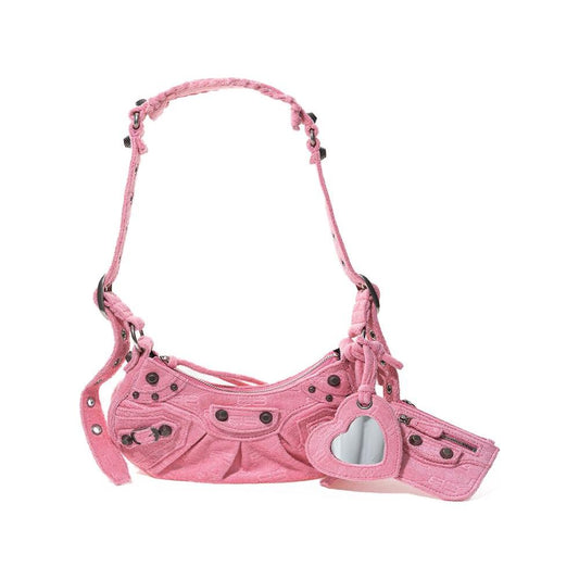 Balenciaga Elegant Cotton Candy Pink Tote for Sophisticated Style Balenciaga Rosy Brown