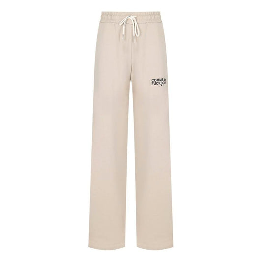 Comme Des Fuckdown Beige Cotton Jeans & Pant Comme Des Fuckdown Light Gray