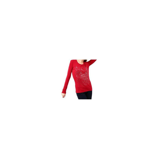 Montana Blu Red Cotton Women T-Shirt Montana Blu Firebrick