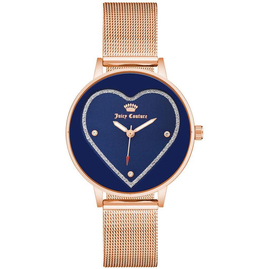 Juicy Couture Rose Gold Women Watch Juicy Couture Midnight Blue