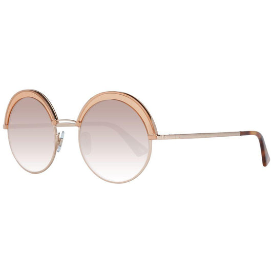 Web Rose Gold Women Sunglasses Web Light Gray