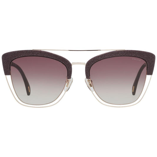 Police Rose Gold Women Sunglasses Police Rosy Brown