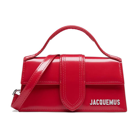 Jacquemus Red Leather Crossbody Bag Jacquemus Firebrick