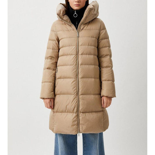 Add Beige Polyamide Jackets & Coat Add Light Gray