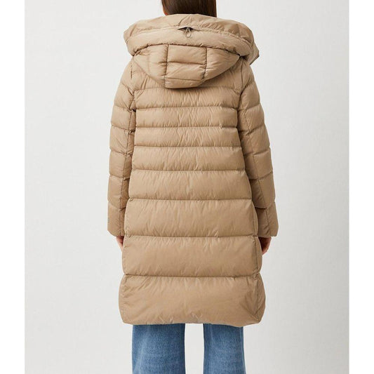Add Beige Polyamide Jackets & Coat Add Light Gray