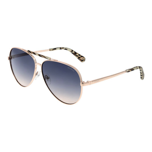 Guess Rose Gold Women Sunglasses Guess Light Slate Gray