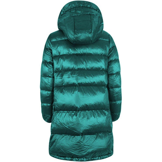 Yes Zee Green Nylon Women Jacket Yes Zee Dark Slate Gray