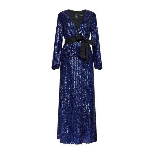 PINKO Blue Polyester Dress PINKO Midnight Blue