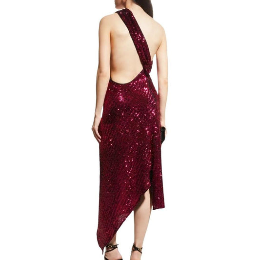 PINKO Red Polyester Women Dress PINKO Wheat