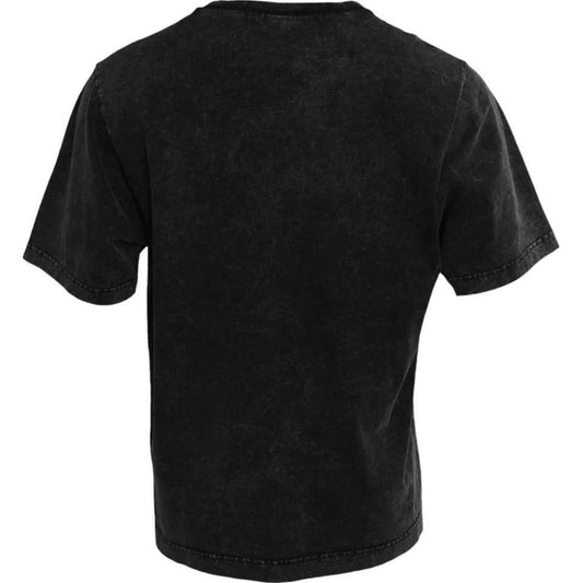 Dolce & Gabbana Black Logo Print Cotton Crewneck Men T-shirt Dolce & Gabbana Black