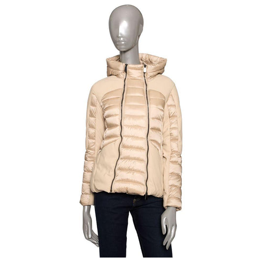 Baldinini Trend Beige Polyester Women's Jacket Baldinini Trend Wheat