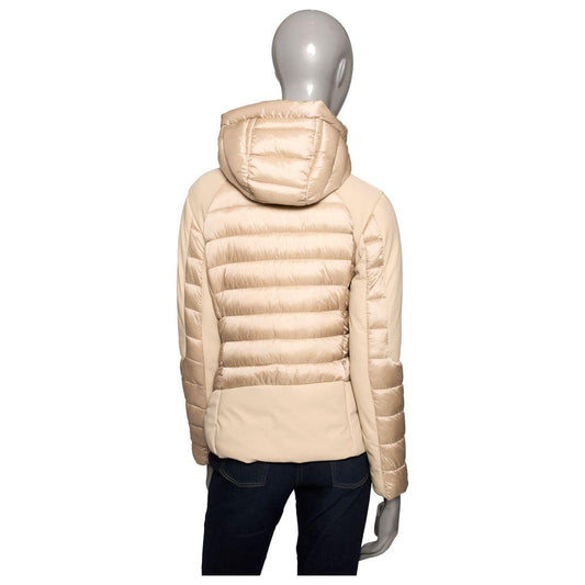 Baldinini Trend Beige Polyester Women's Jacket Baldinini Trend Wheat