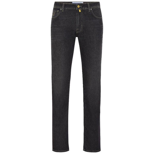 Jacob Cohen Black Cotton Jeans & Pant Jacob Cohen Dark Slate Gray