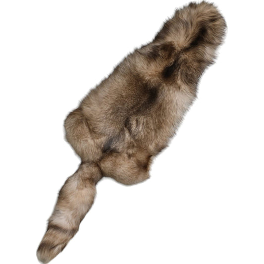 Dolce & Gabbana Brown Frost Fox Fur Neck Warmer Winter Scarf Dolce & Gabbana Dim Gray