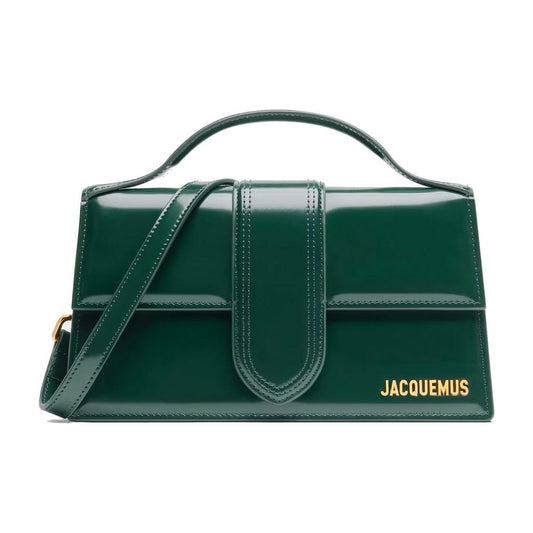 Jacquemus Green Leather Crossbody Bag Jacquemus Dark Slate Gray