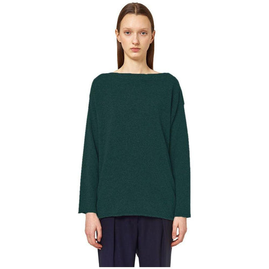 Alpha Studio Green Silk Sweater Alpha Studio Dark Slate Gray