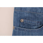 Costume National Blue Wash Cotton Boyfriend Fit Jeans SIG30128-1