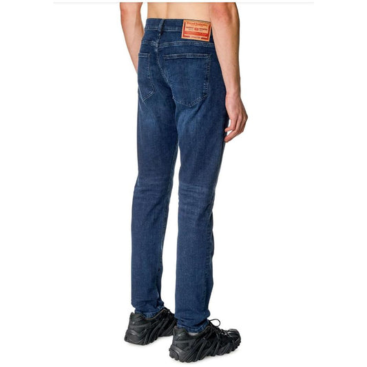 Diesel Blue Cotton Jeans & Pant Diesel Dark Slate Gray