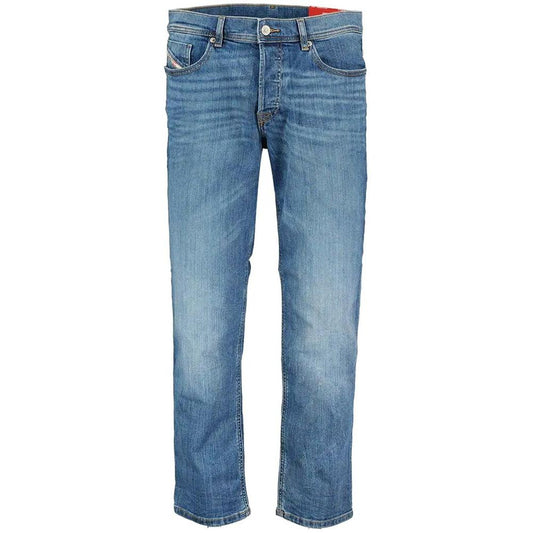 Diesel Blue Cotton Jeans & Pant Diesel Slate Gray