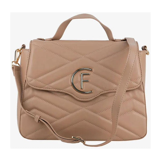 CRISTINAEFFE Beige Artificial Leather Women Crossbody Bag CRISTINAEFFE Rosy Brown