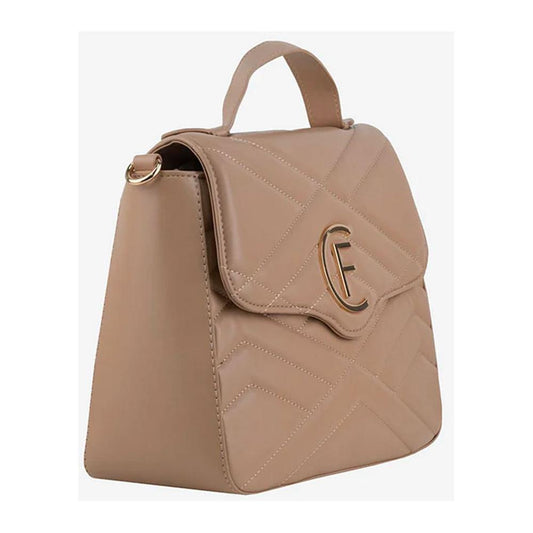 CRISTINAEFFE Beige Artificial Leather Women Crossbody Bag CRISTINAEFFE Rosy Brown