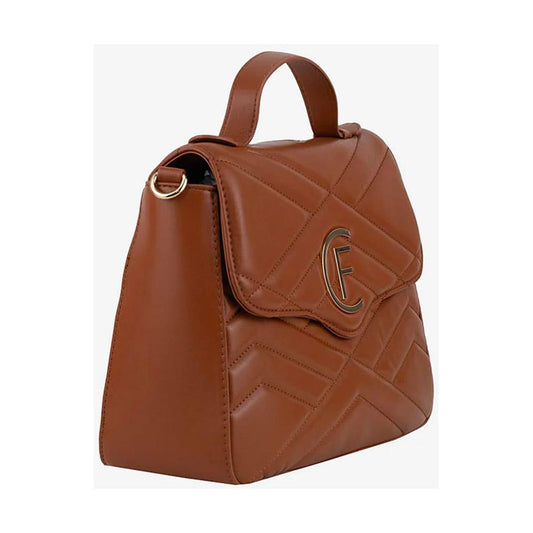 CRISTINAEFFE Brown Artificial Leather Women Crossbody Bag CRISTINAEFFE Saddle Brown