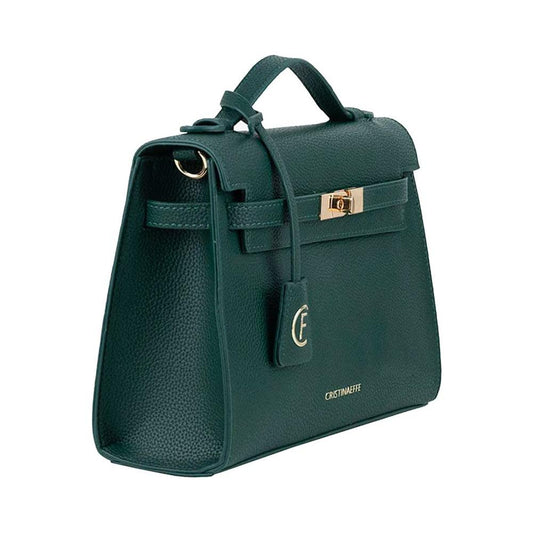 CRISTINAEFFE Green Artificial Leather Women Crossbody Bag CRISTINAEFFE Dark Slate Gray