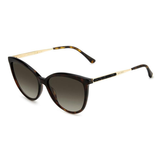 Jimmy Choo Brown Metal Sunglasses Jimmy Choo Dark Slate Gray