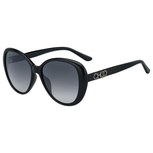 Jimmy Choo Black Injected Sunglasses Jimmy Choo Dark Slate Gray