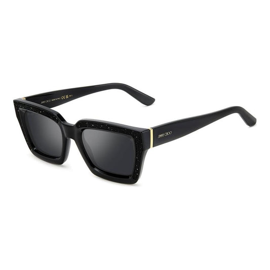 Jimmy Choo Black Resin Sunglasses Jimmy Choo Dark Slate Gray