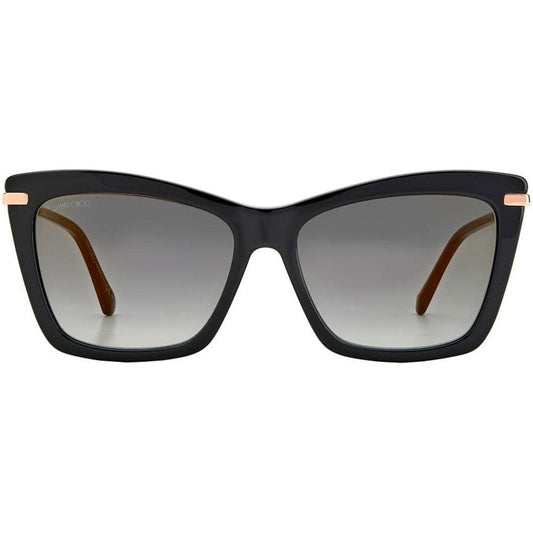 Jimmy Choo Black Acetate Sunglasses Jimmy Choo Slate Gray