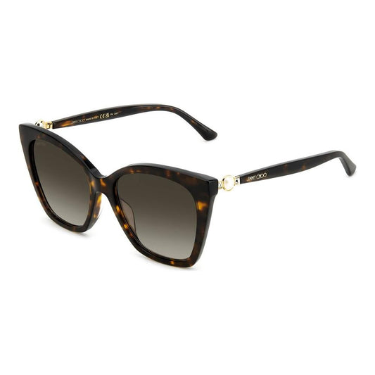 Jimmy Choo Brown Acetate Sunglasses Jimmy Choo Dark Slate Gray