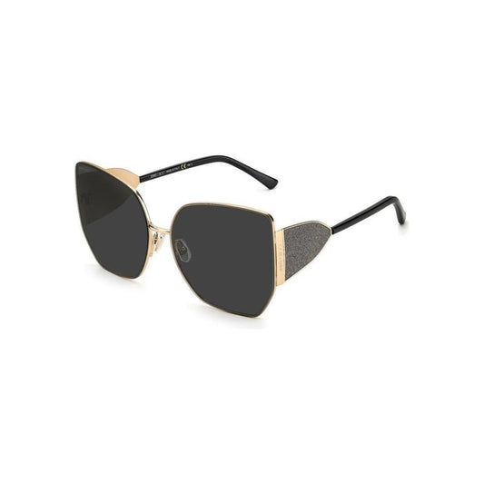 Jimmy Choo Gold Metal Sunglasses Jimmy Choo Dark Slate Gray
