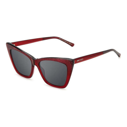 Jimmy Choo Red Acetate Sunglasses Jimmy Choo Dim Gray