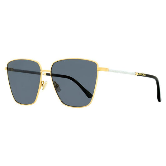 Jimmy Choo Gold Metal Sunglasses Jimmy Choo Dim Gray