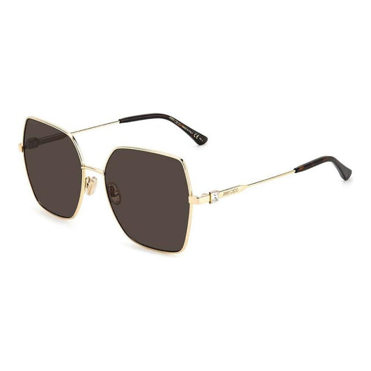 Jimmy Choo Gold Metal Sunglasses Jimmy Choo Dark Slate Gray