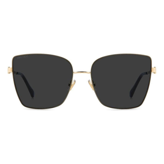Jimmy Choo Gold Metal Sunglasses Jimmy Choo Dark Slate Gray