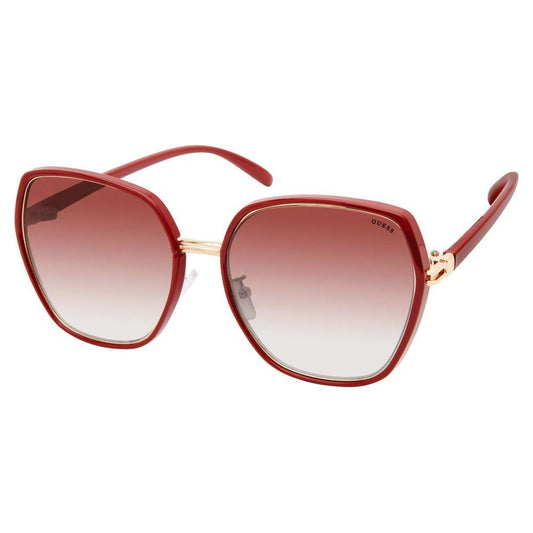 Guess Red Resin Sunglasses Guess Gray