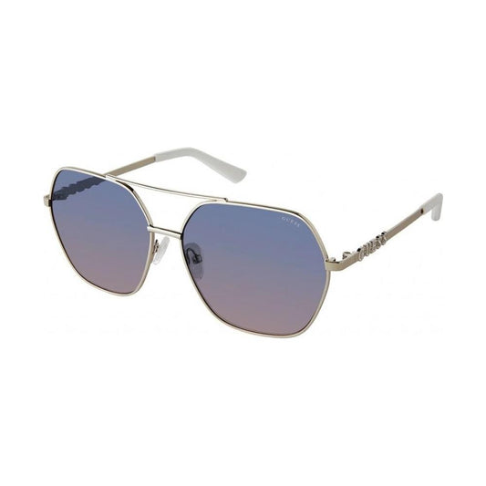 Guess Gray Metal Sunglasses Guess Light Slate Gray