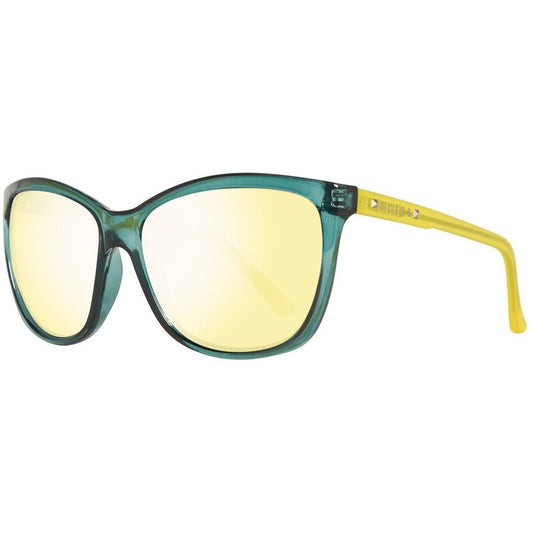 Guess Green Plastic Sunglasses Guess Dim Gray