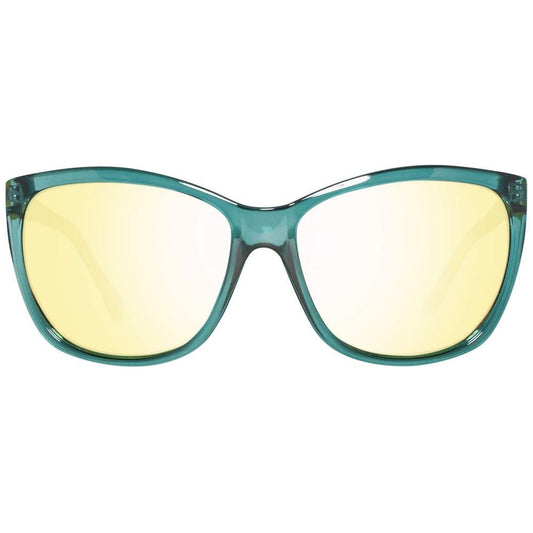 Guess Green Plastic Sunglasses Guess Dim Gray