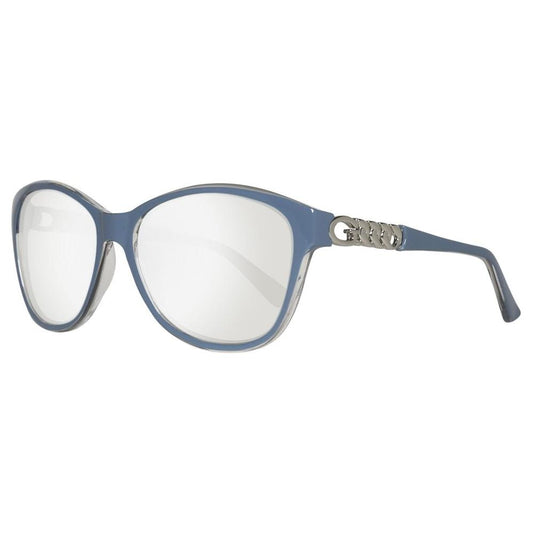 Guess Blue Plastic Sunglasses Guess Dim Gray