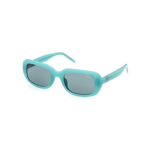 Guess Brown Injected Sunglasses Guess Medium Aquamarine