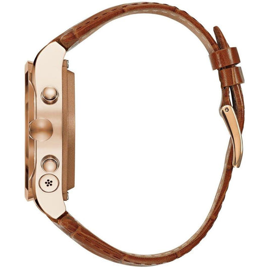 Guess Brown Leather Watch Guess Gray