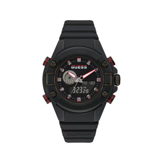 Guess Black Resin Watch Guess Dark Slate Gray