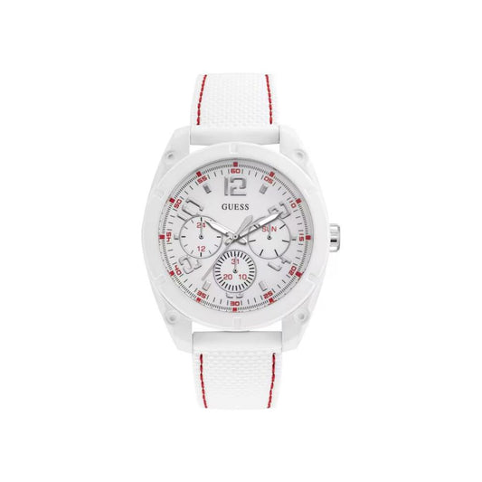 Guess White Resin Watch Guess Light Gray