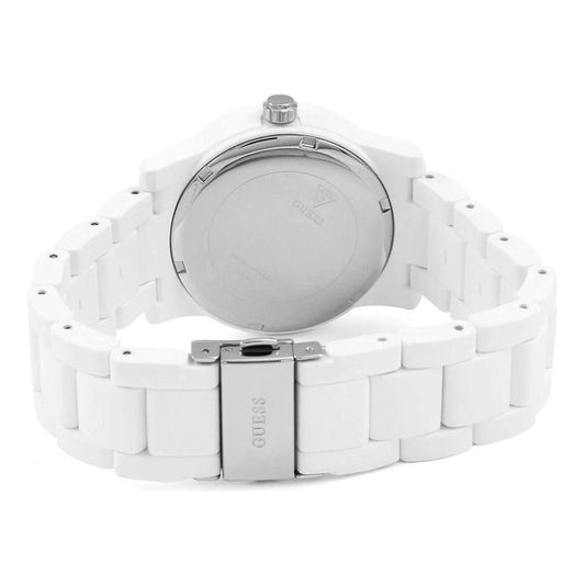 Guess White Rubber Watch Guess Light Gray