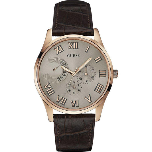 Guess Brown Polyethylene Watch Guess Dark Gray