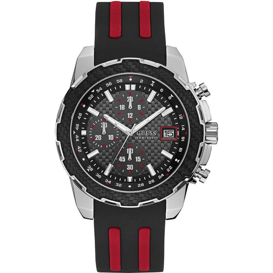 Guess Black Rubber Watch Guess Gray