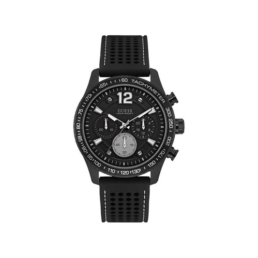 Guess Black Silicone Watch Guess Dark Slate Gray